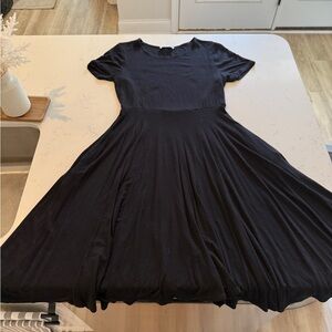 Ces Femme Classic Black A-Line Dress